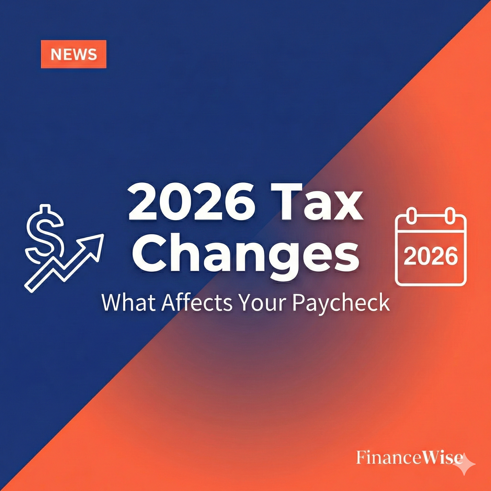 2026 tax changes affecting paychecks including new tax brackets deductions and withholding updates