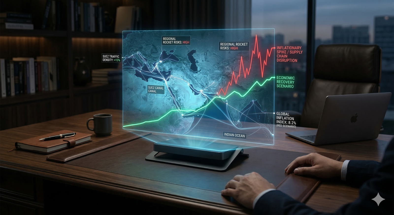 A balanced metallic scale showing global oil supply risks versus US Treasury bonds, representing the US-Iran conflict economic impact.