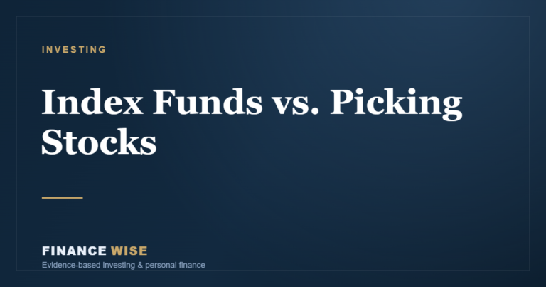 Index Funds vs. Picking Stocks: An Honest Cost-Benefit for Beginners