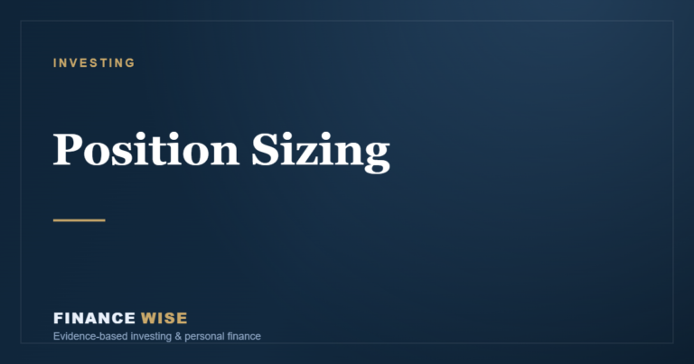 Position Sizing: The Math That Quietly Decides Your Returns