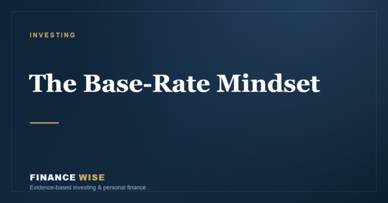 The Base-Rate Mindset: Thinking About Investing Like a Data Analyst