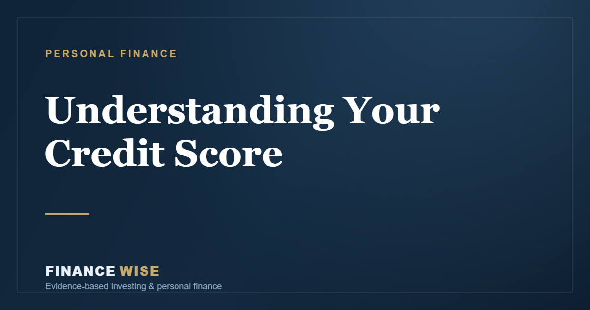 Understanding Your Credit Score